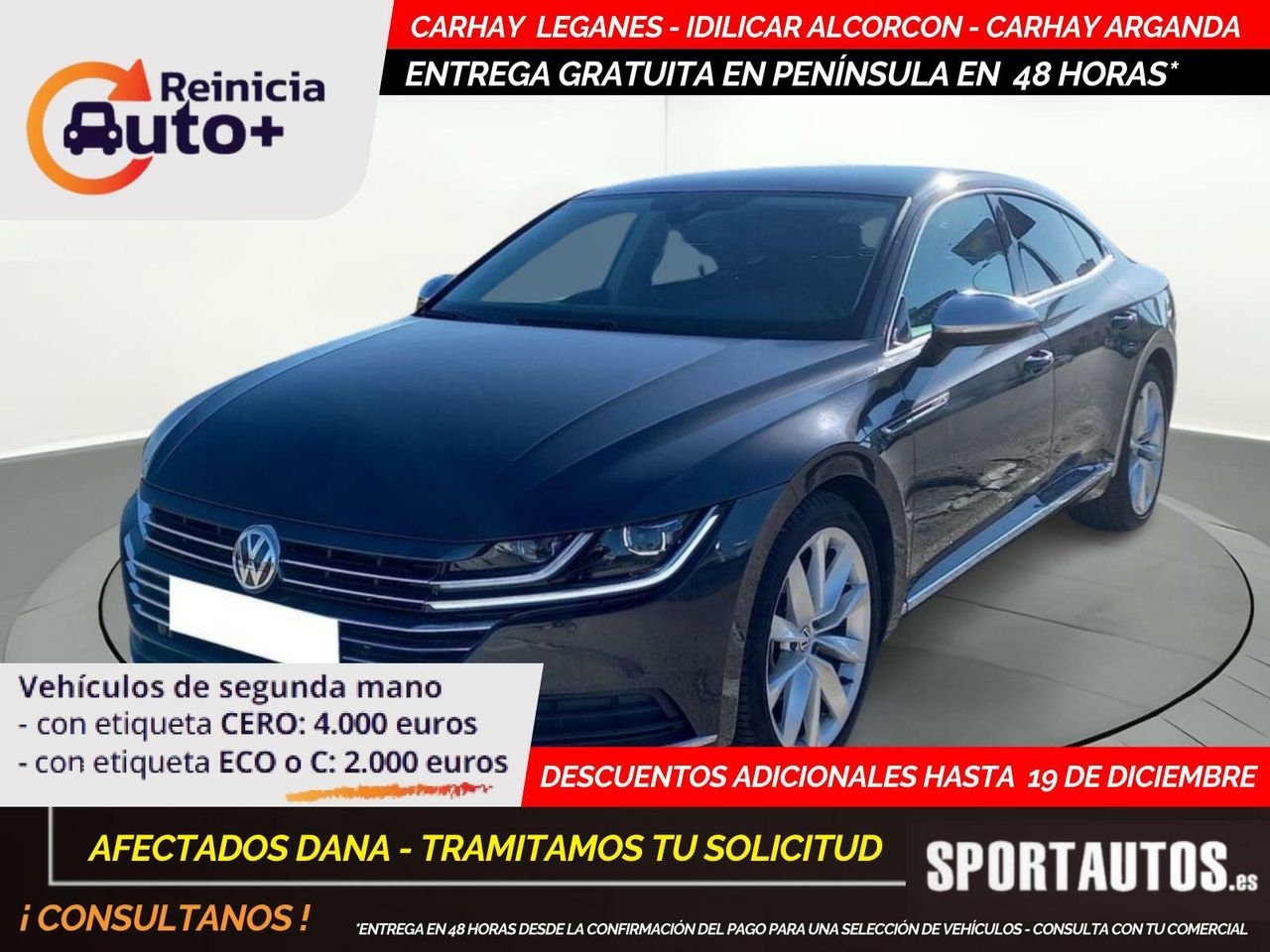 Volkswagen arteon  de segunda mano - volkswagen arteon 2018 /