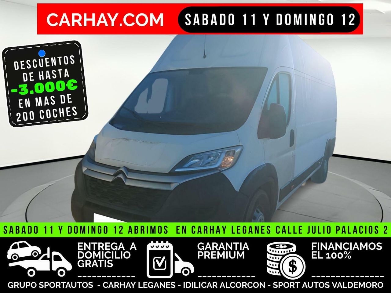 Citroen jumper 2024 itv al dia  de segunda mano - citroën jumper 2019 /