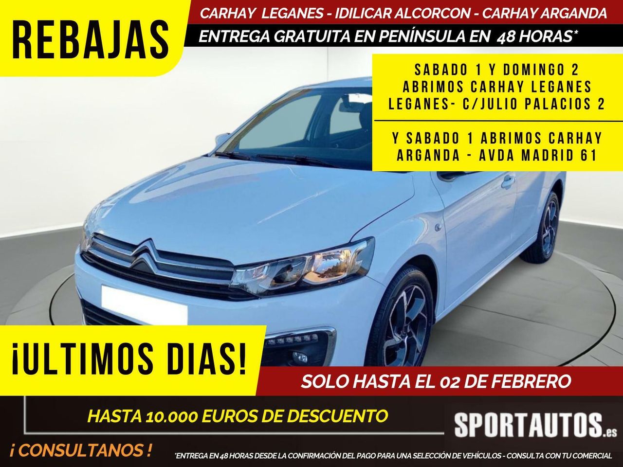 Citroen jumper blanco  de segunda mano - citroën c-elysée 2019 /
