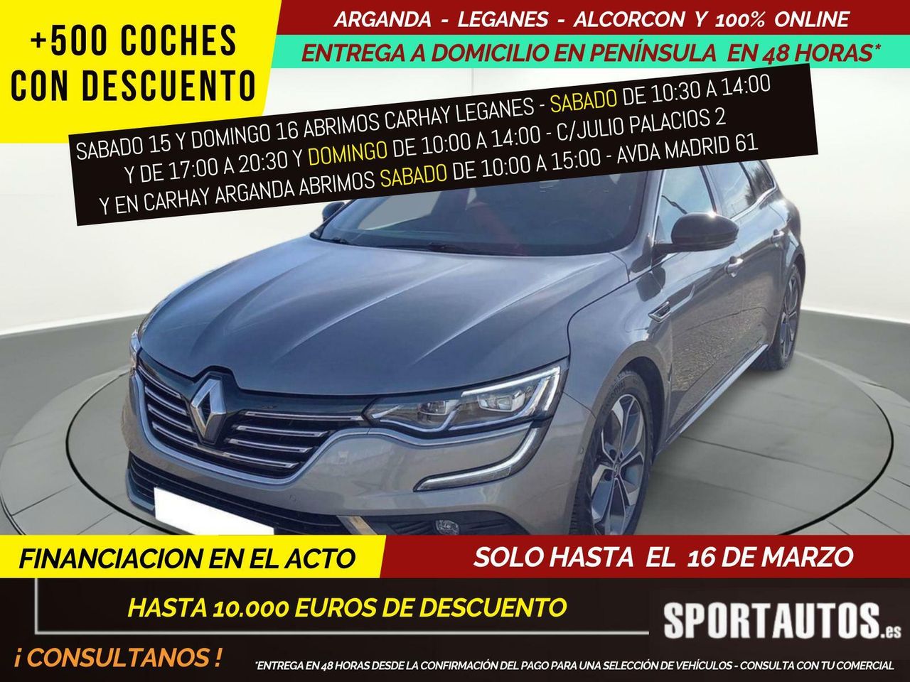 Masajes tndr  de segunda mano - renault talisman 2020 /