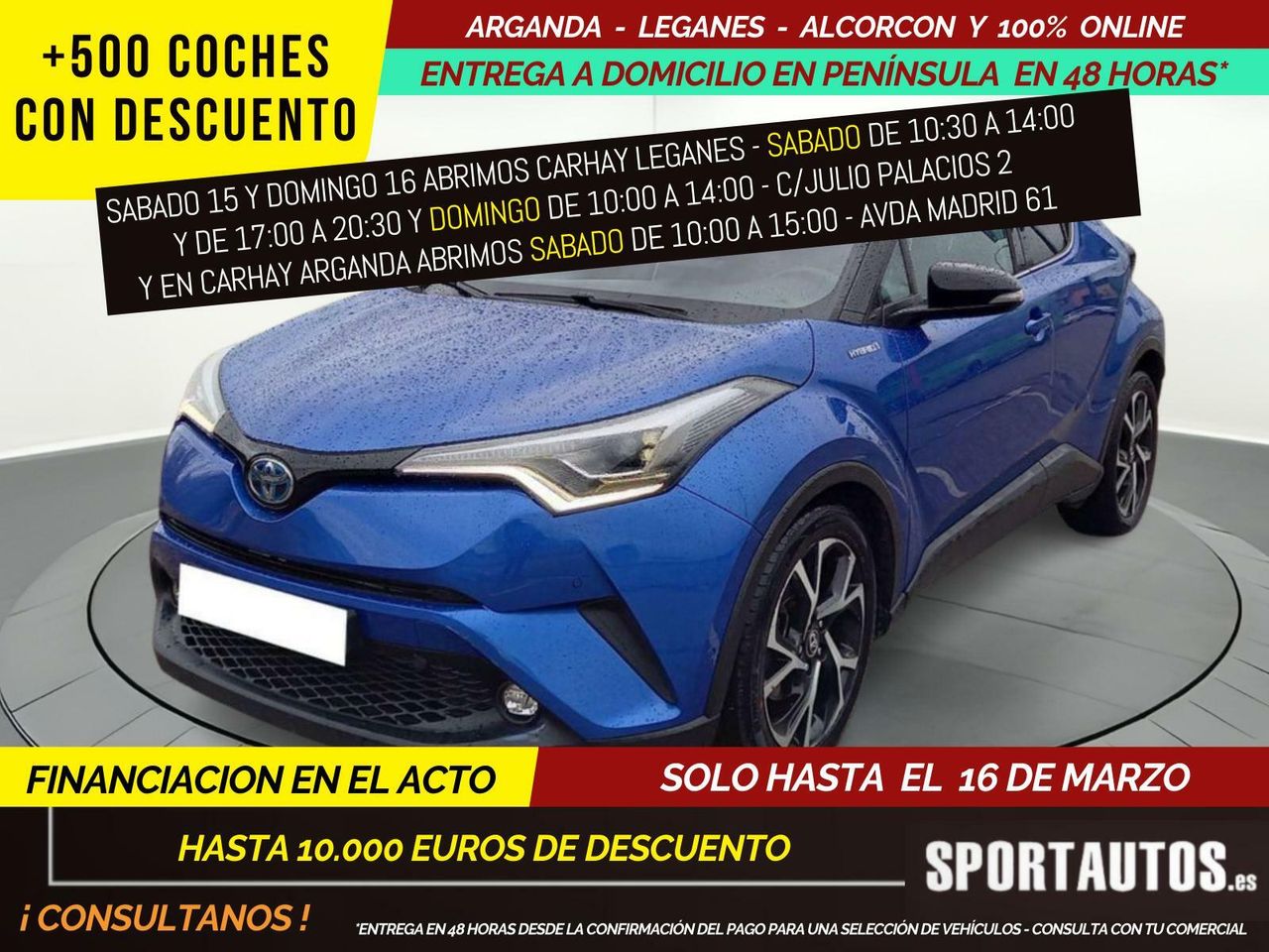 Toyota chr 5 puertas 2020  de segunda mano - toyota c-hr 2017 /