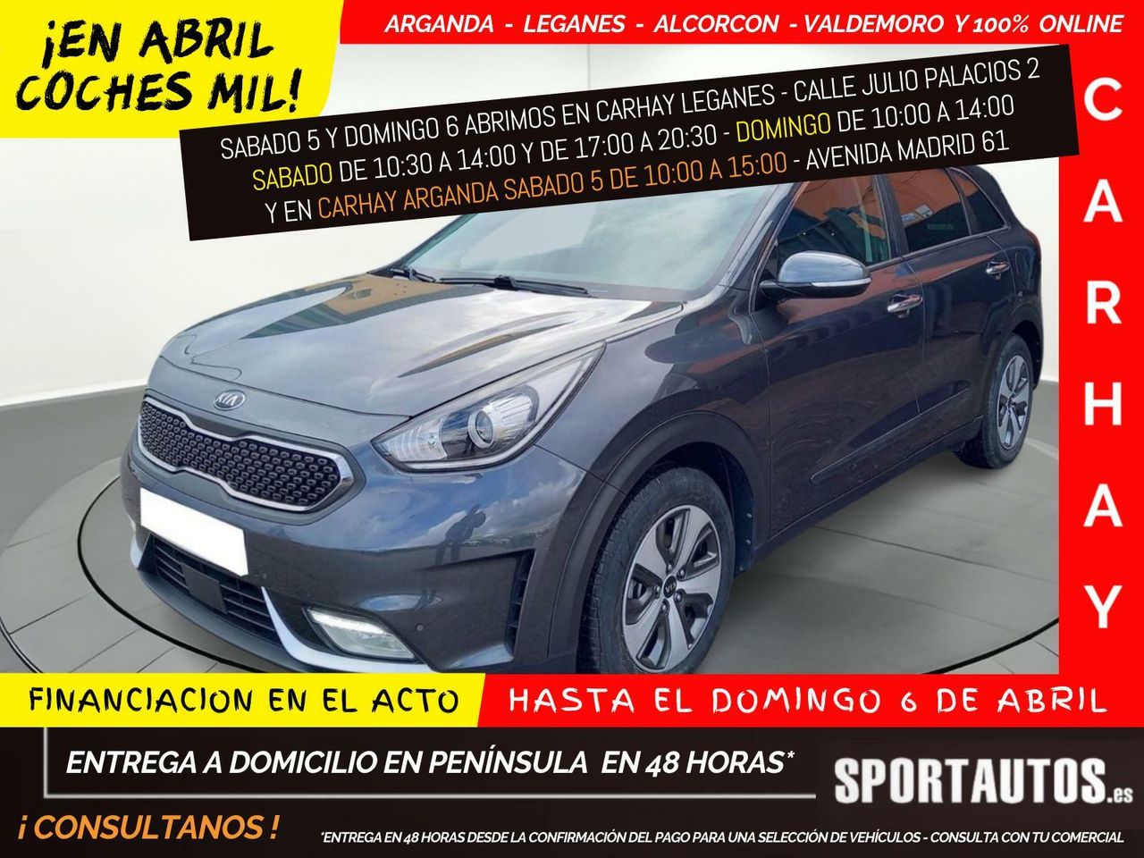 Corolla hibrido 140cv  de segunda mano - kia niro 2017 /