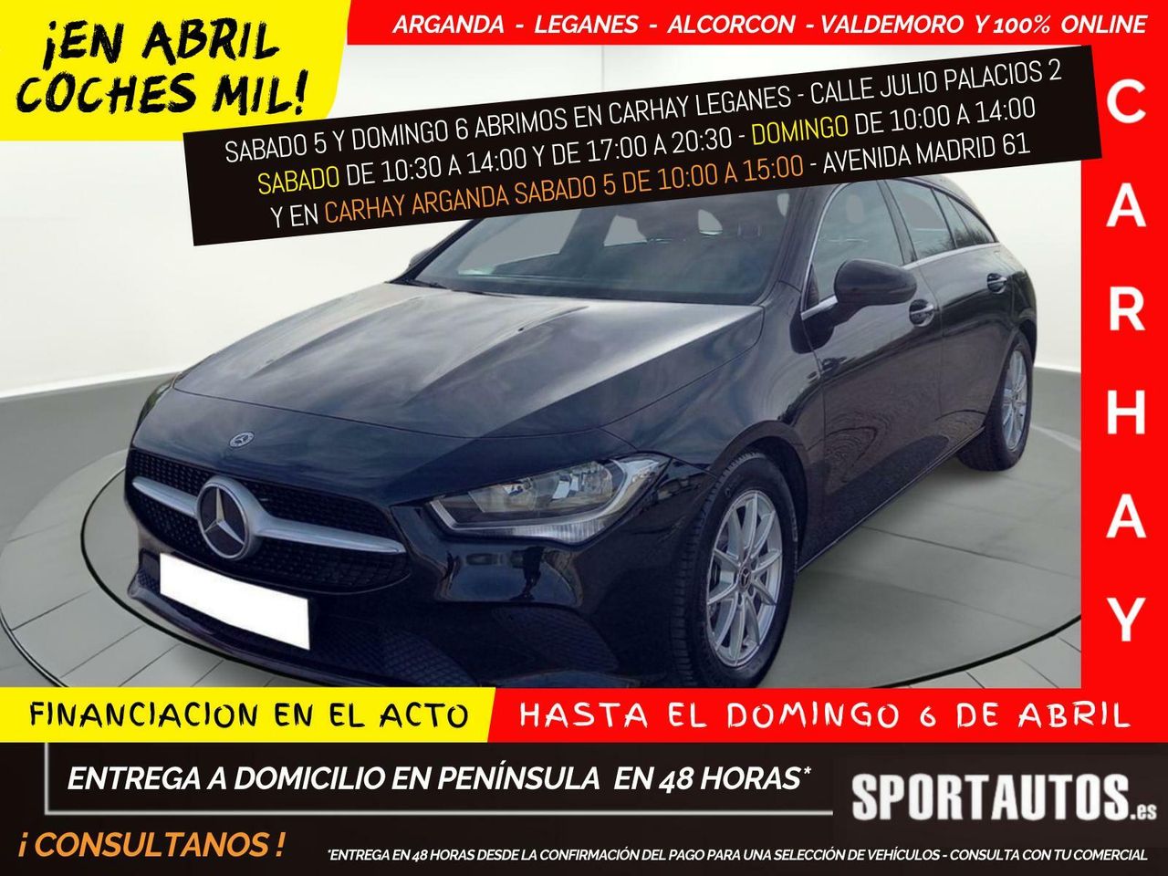 Mercedes benz 2025 entrega a domicilio  de segunda mano - mercedes cla 2020 /
