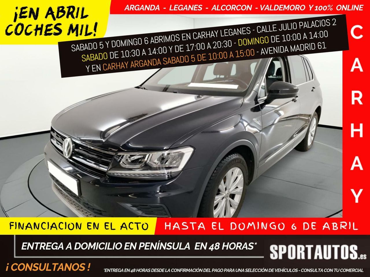 Arcai formacion arganda  de segunda mano - volkswagen tiguan 2019 /