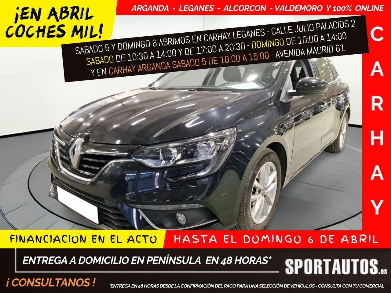 Renault kangoo con potencia 80cv  de segunda mano - renault megane 2019 /