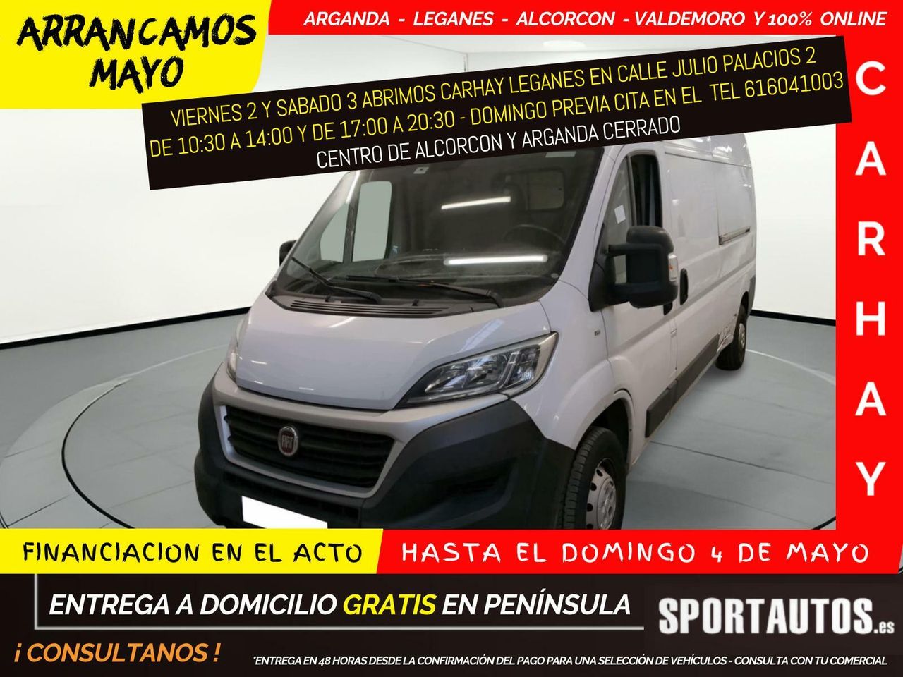 Autocaravana fiat ducato  de segunda mano - fiat ducato 2018 /