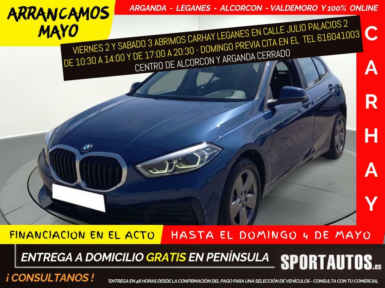 Historiales  de segunda mano - bmw serie 1 2020 /