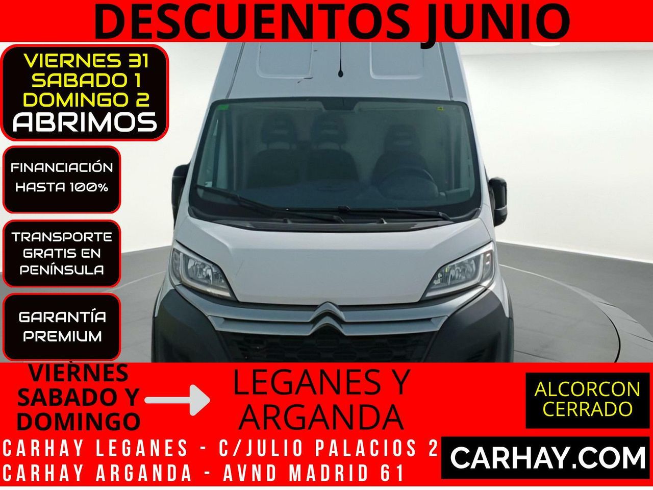 Citroen berlingo blanco 5 puertas  de segunda mano - citroën jumper 2019 /