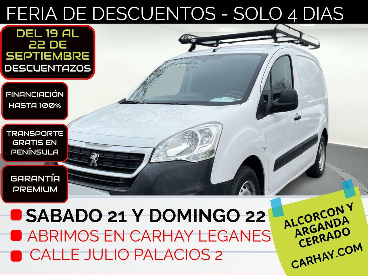 Historiales  de segunda mano - peugeot partner 2018 /