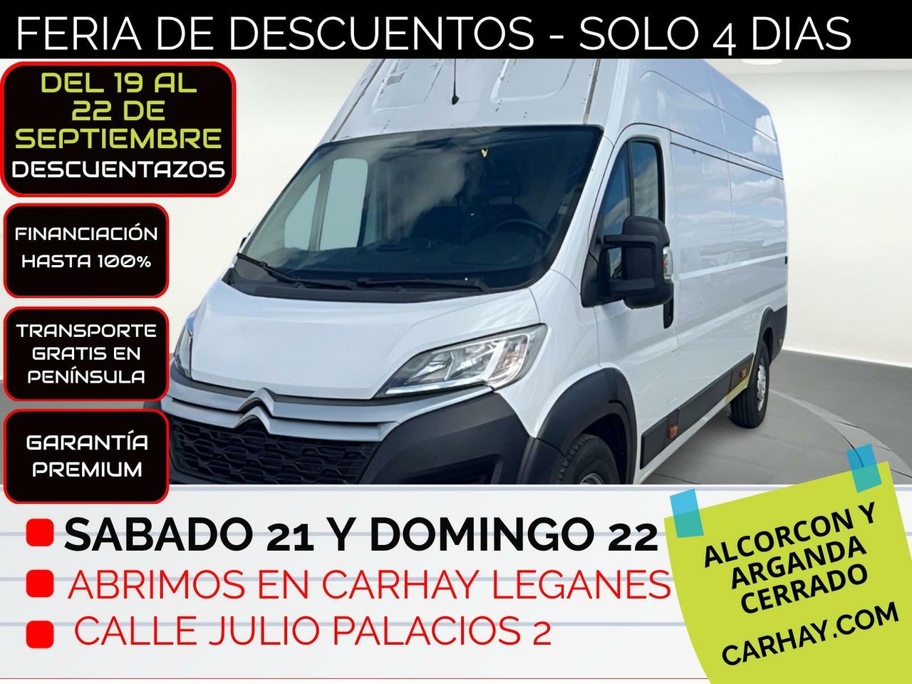 Historiales  de segunda mano - citroën jumper 2018 /