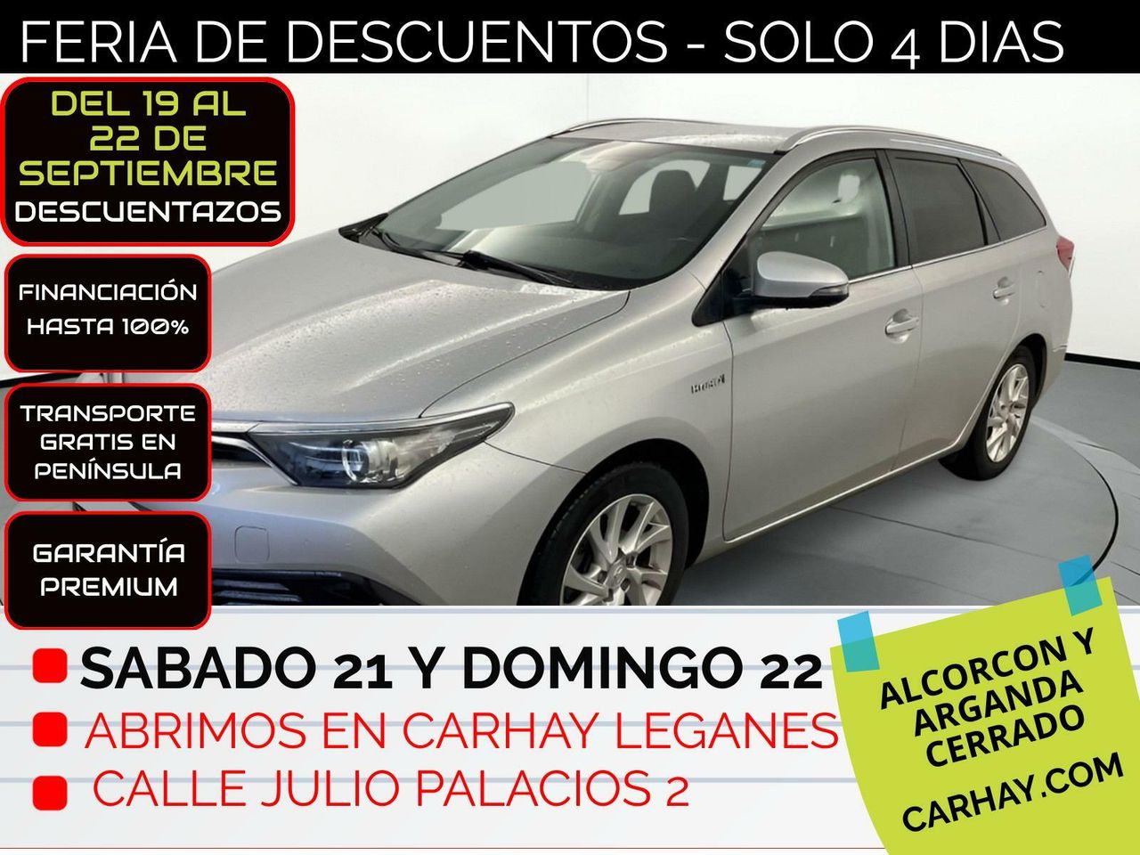 Kit antipinchazos  de segunda mano - toyota auris 2018 /