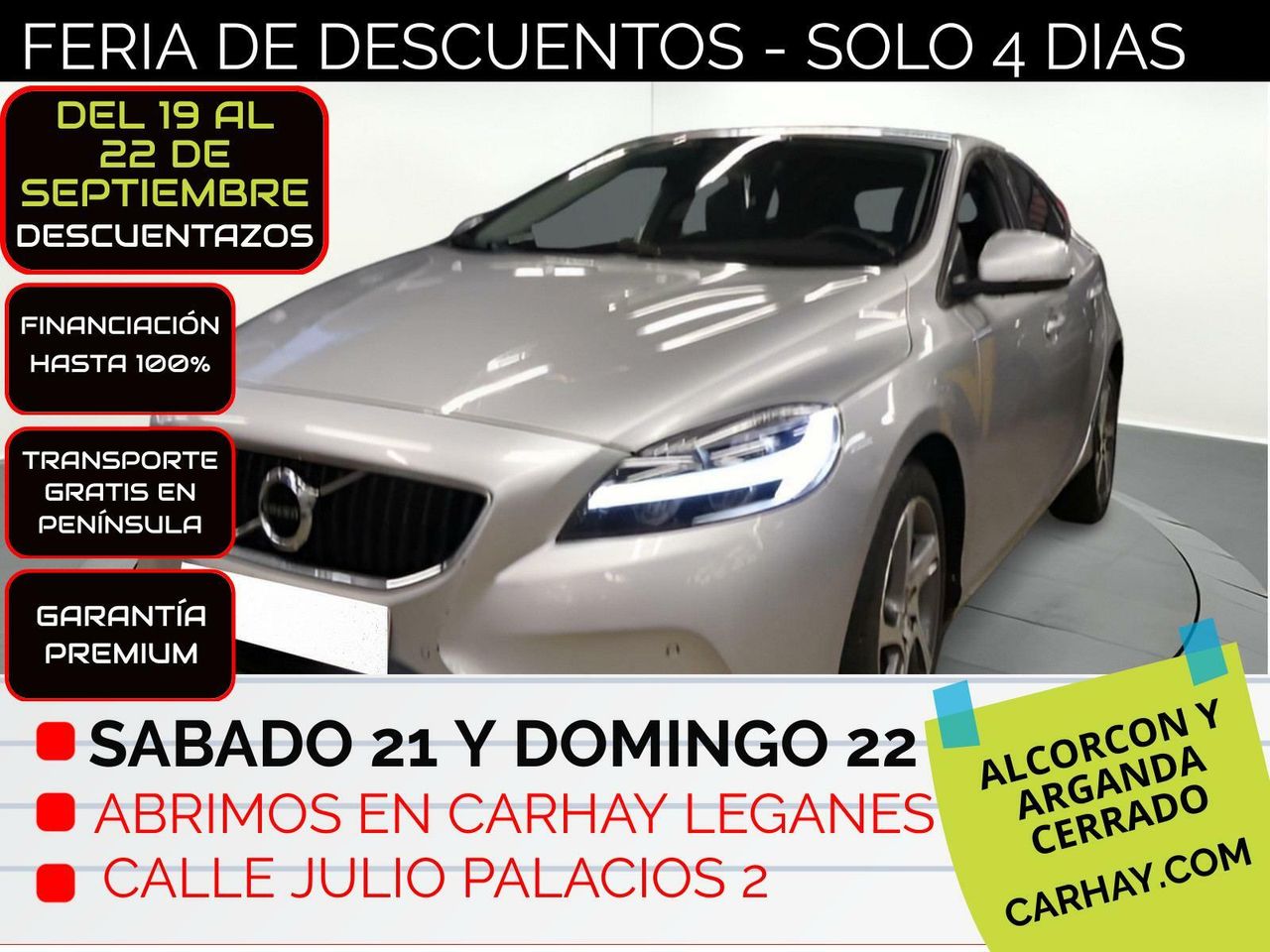 Volvo xc40 faros anti niebla  de segunda mano - volvo v40 2018 /