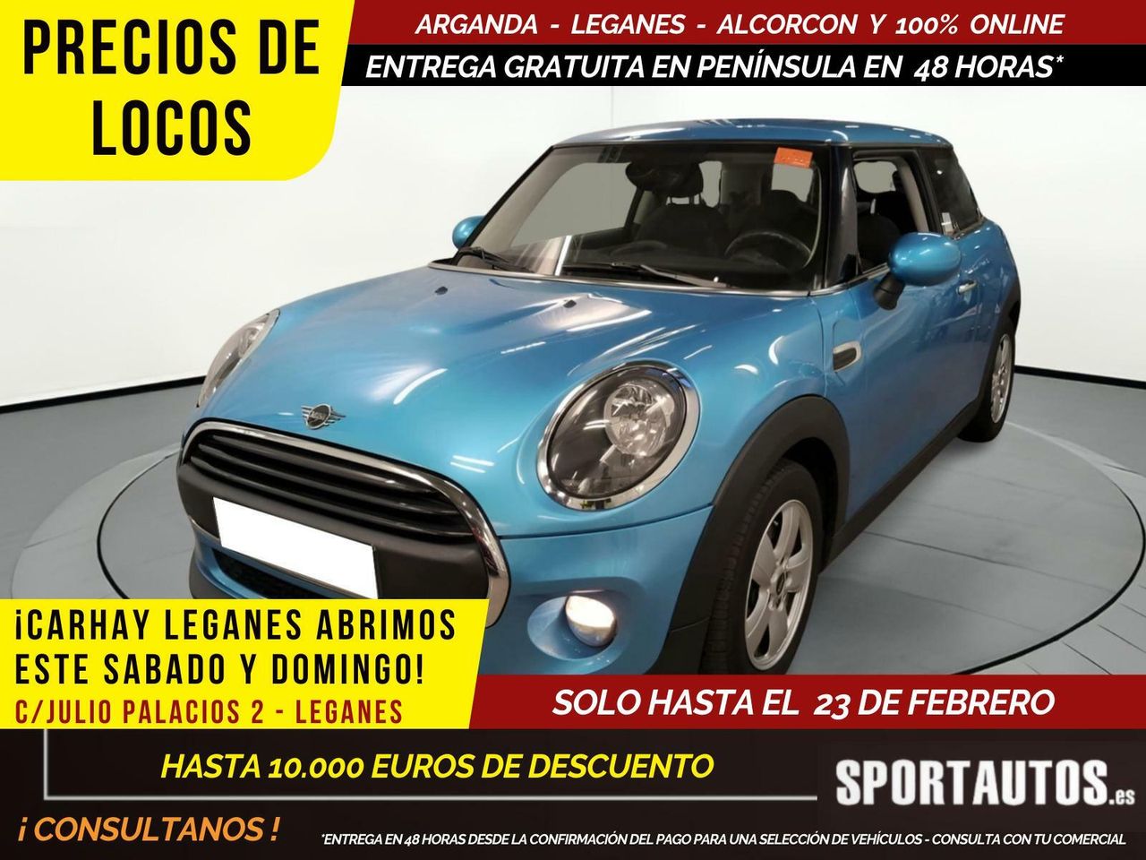 Mini  de segunda mano - mini one 2019 /