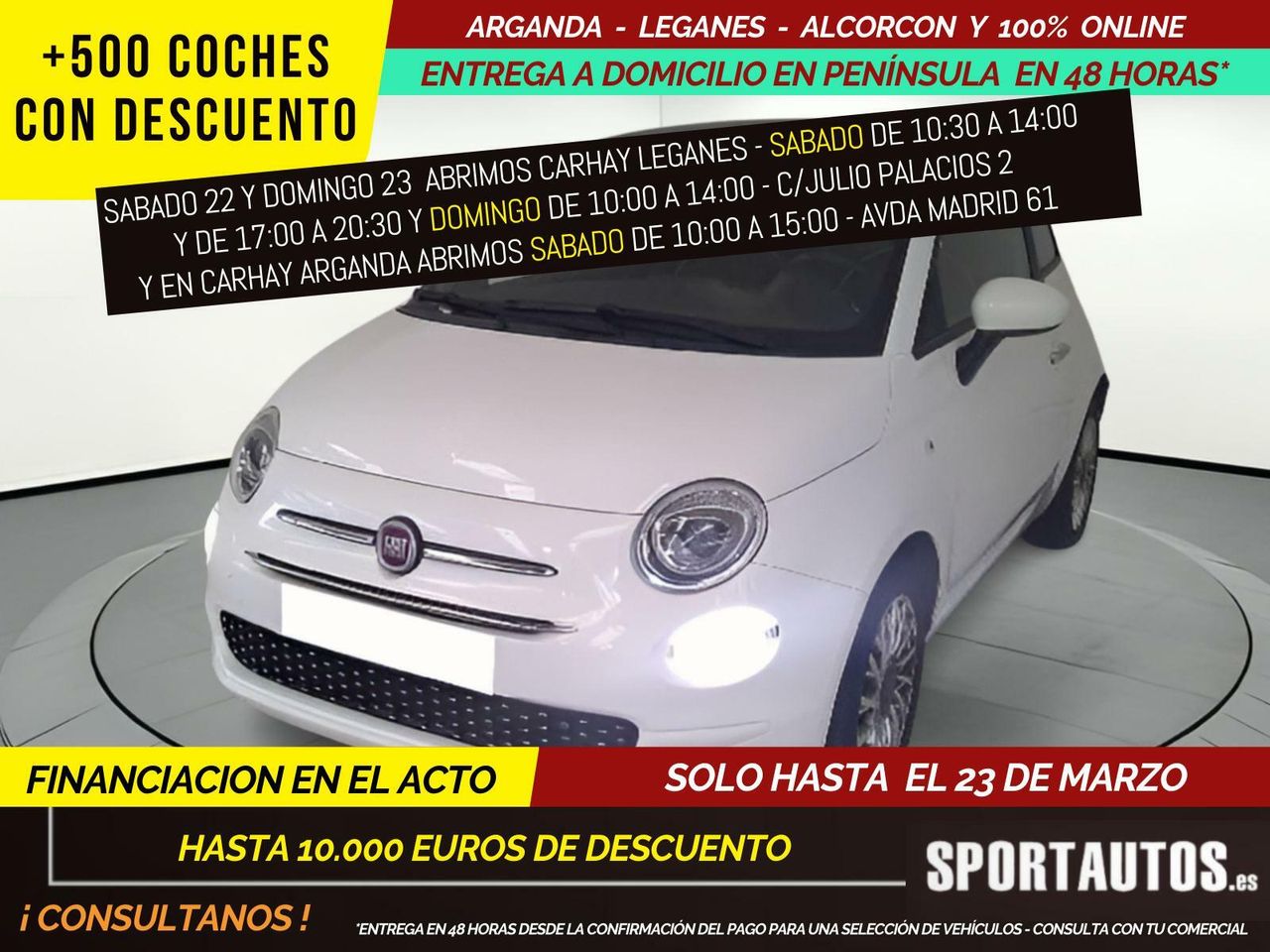 Fiat panda 2020  de segunda mano - fiat 500 2020 /