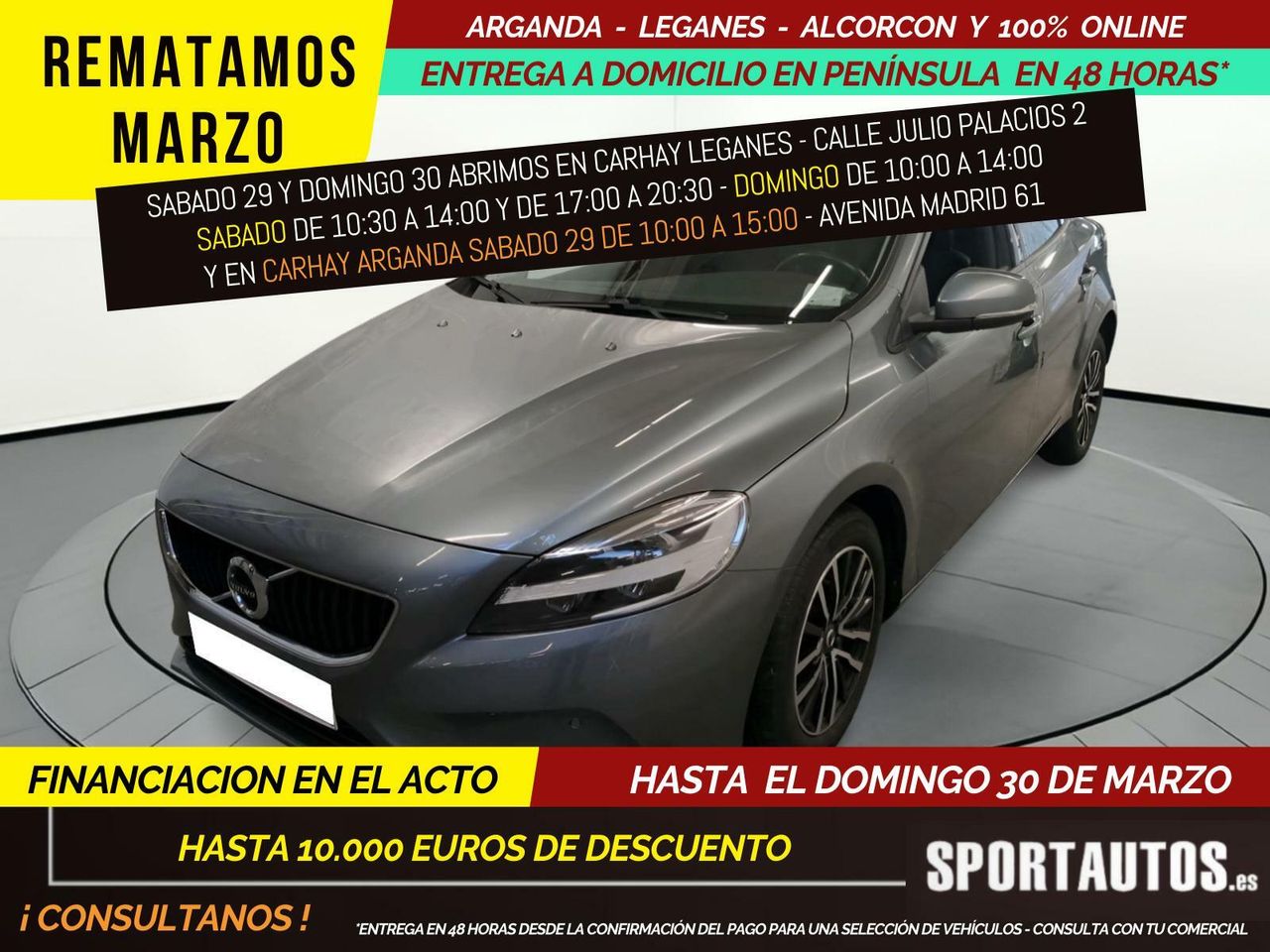 Volvo xc40 faros anti niebla  de segunda mano - volvo v40 2018 /