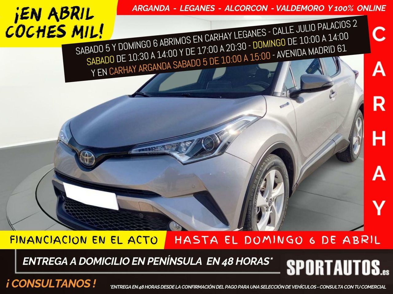 Historiales  de segunda mano - toyota c-hr 2018 /