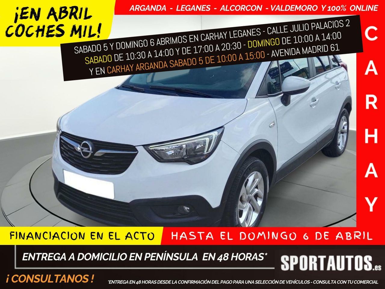 C4 cactus diesel 100cv  de segunda mano - opel crossland x 2018 /