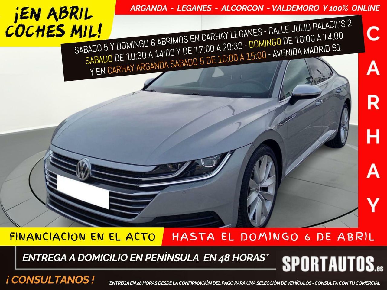 Arteon 7 velocidades  de segunda mano - volkswagen arteon 2018 /