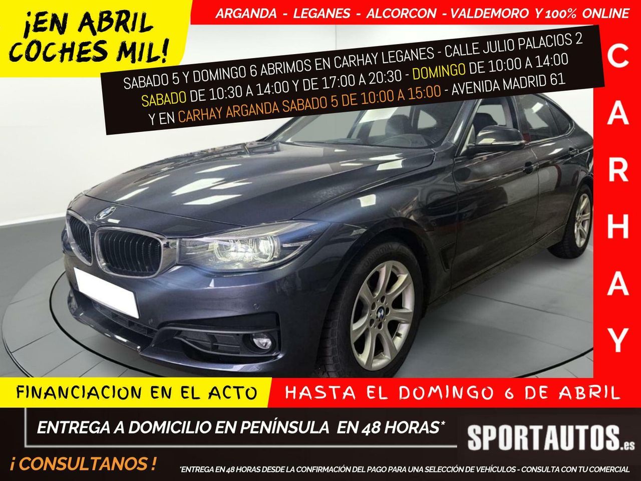 Arcai formacion arganda  de segunda mano - bmw serie 3 gran turismo 2017 /