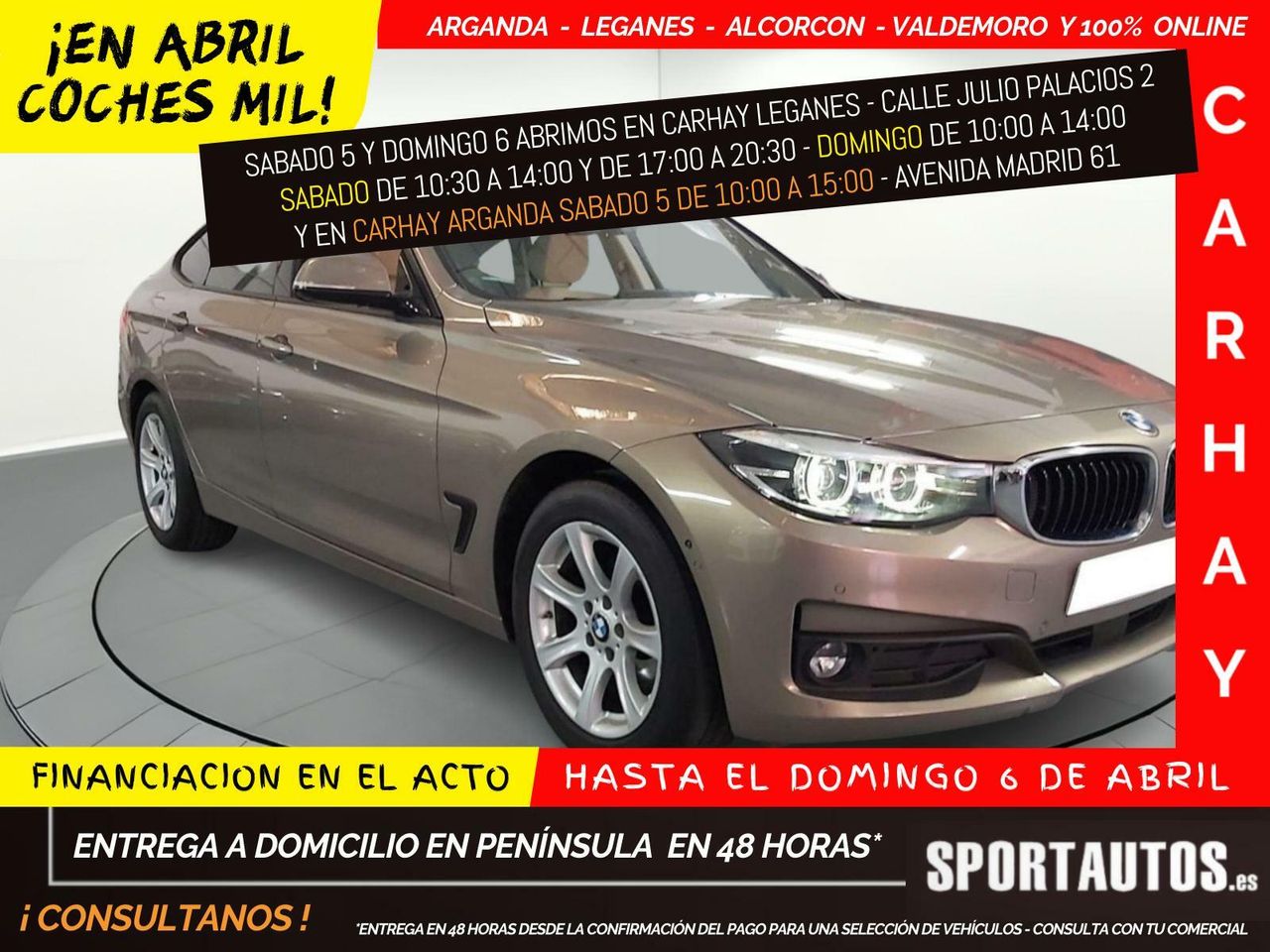 Neumaticos usados para turismo  de segunda mano - bmw serie 3 gran turismo 2018 /