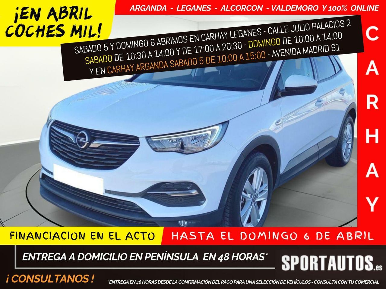 Historiales  de segunda mano - opel grandland x 2019 /