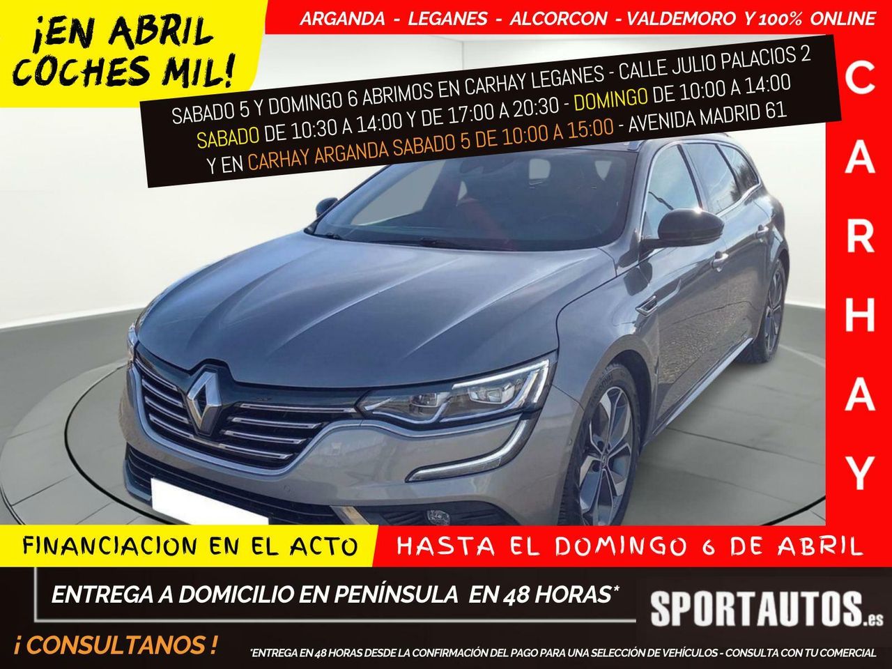Masajes tndr  de segunda mano - renault talisman 2020 /