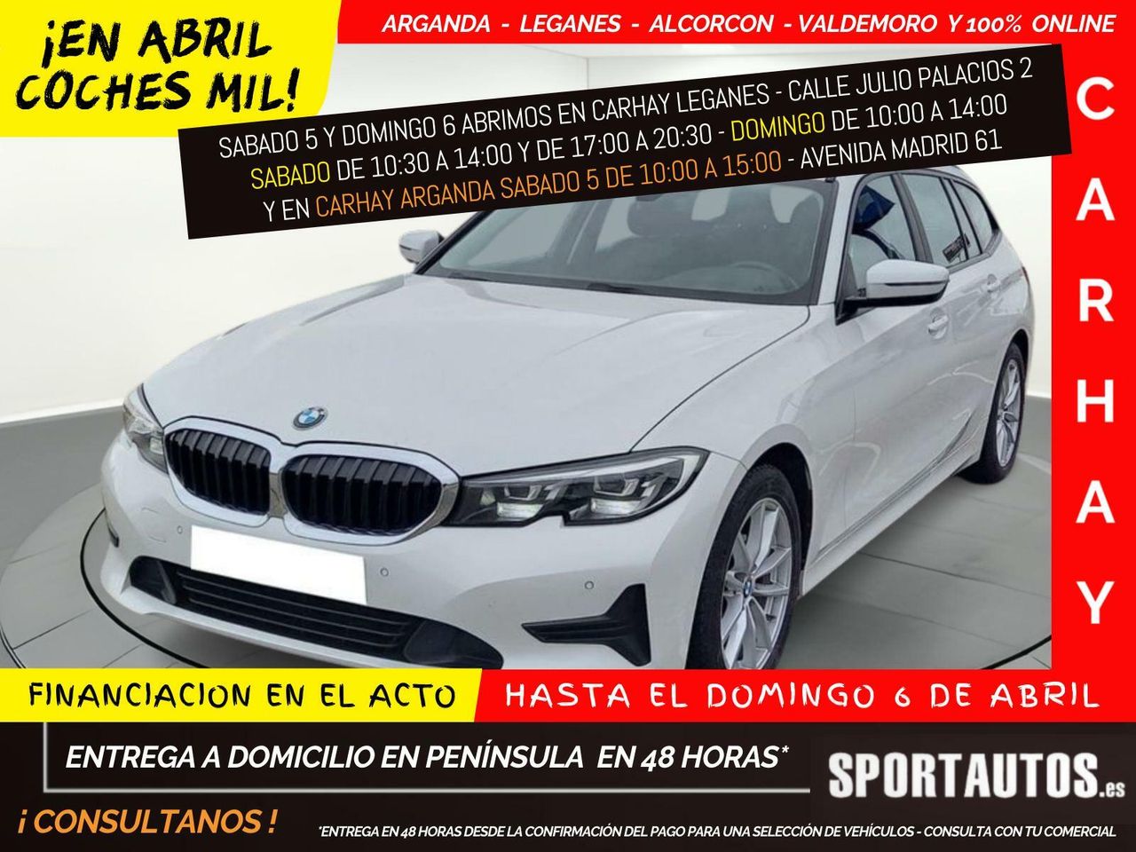 Historiales  de segunda mano - bmw serie 3 2019 /
