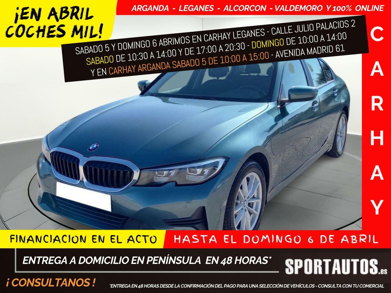 Historiales  de segunda mano - bmw serie 3 2020 /
