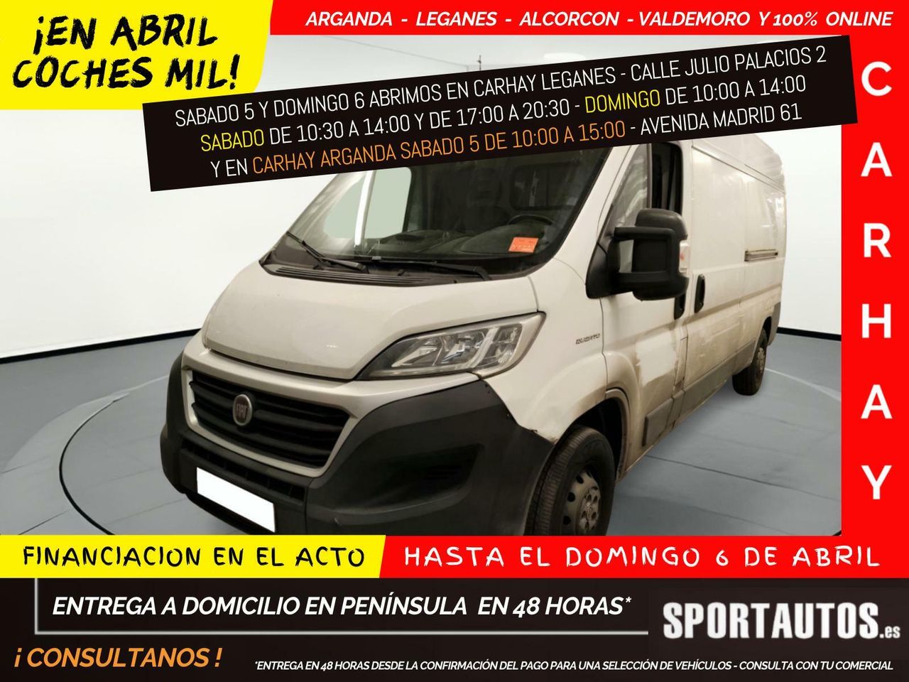 Autocaravana fiat ducato  de segunda mano - fiat ducato 2018 /