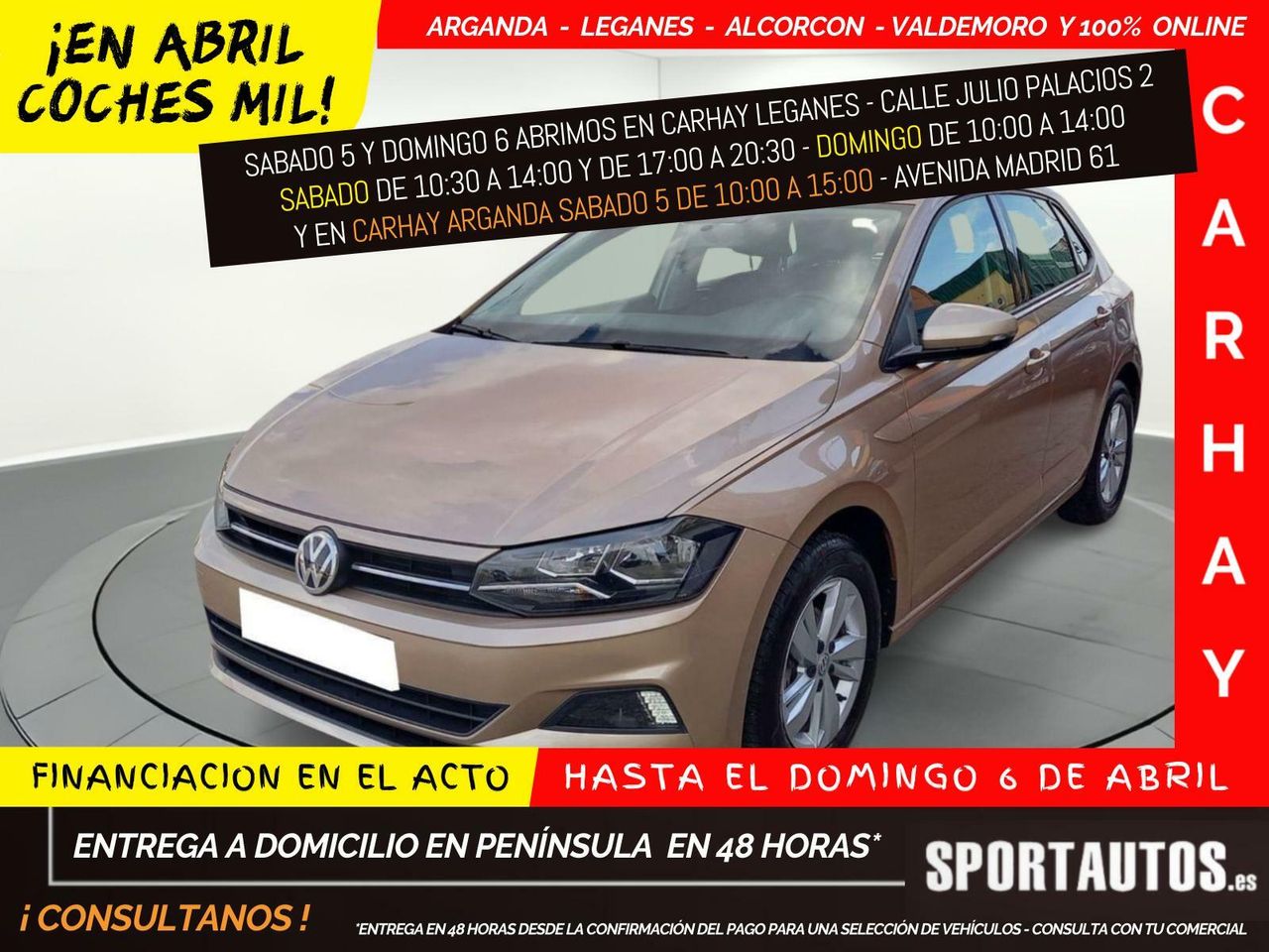 Historiales  de segunda mano - volkswagen polo 2018 /