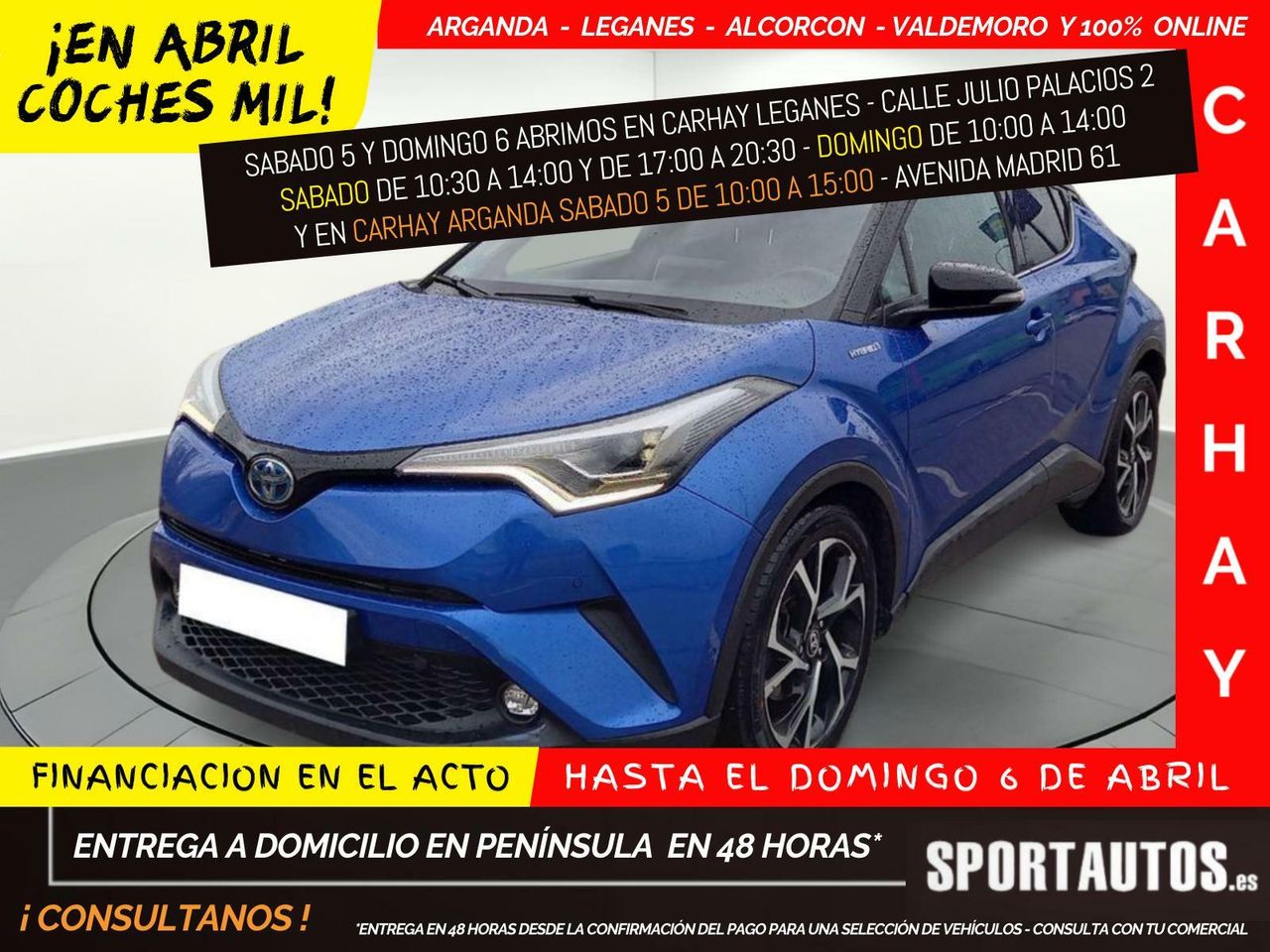 Historiales  de segunda mano - toyota c-hr 2017 /