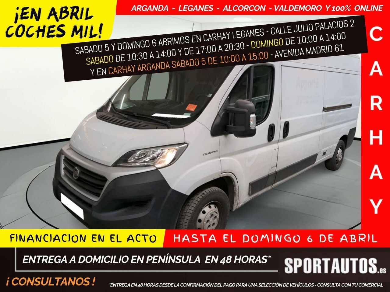 Autocaravana fiat ducato  de segunda mano - fiat ducato 2018 /