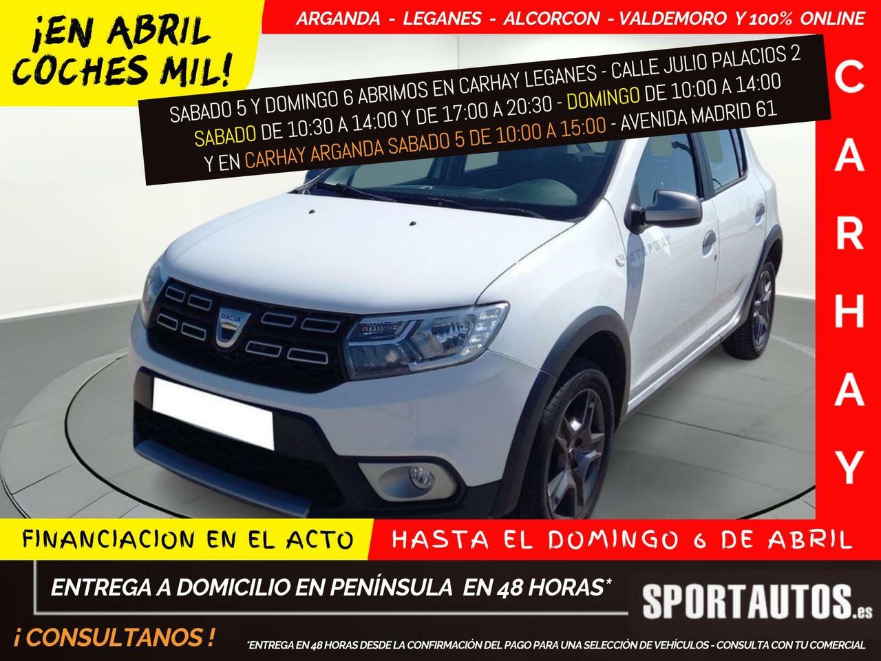 Dacia duster azul  de segunda mano - dacia sandero 2018 /