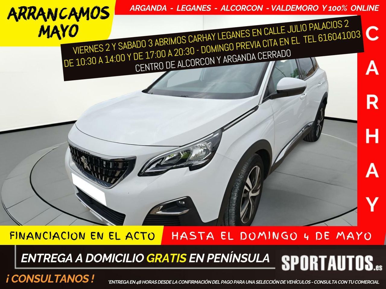 Historiales  de segunda mano - peugeot 3008 2020 /