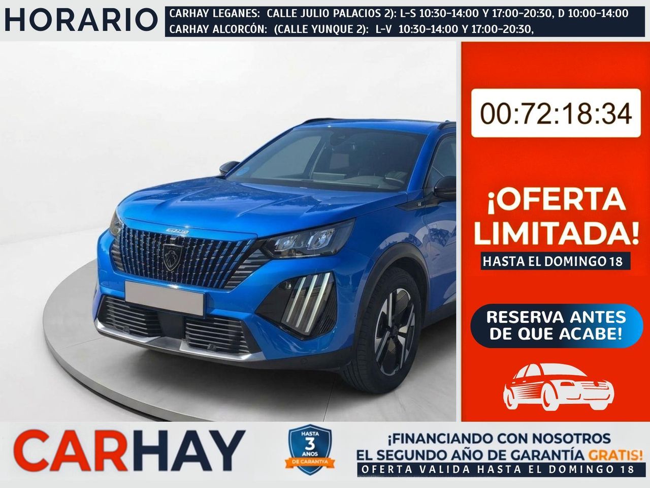 Peugeot 2008 Eléctrico Allure 156 (115kW)