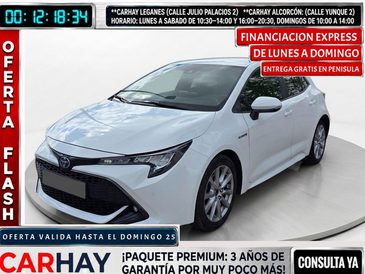 TOYOTA COROLLA 1.8 125H ACTIVE TECH E-CVT