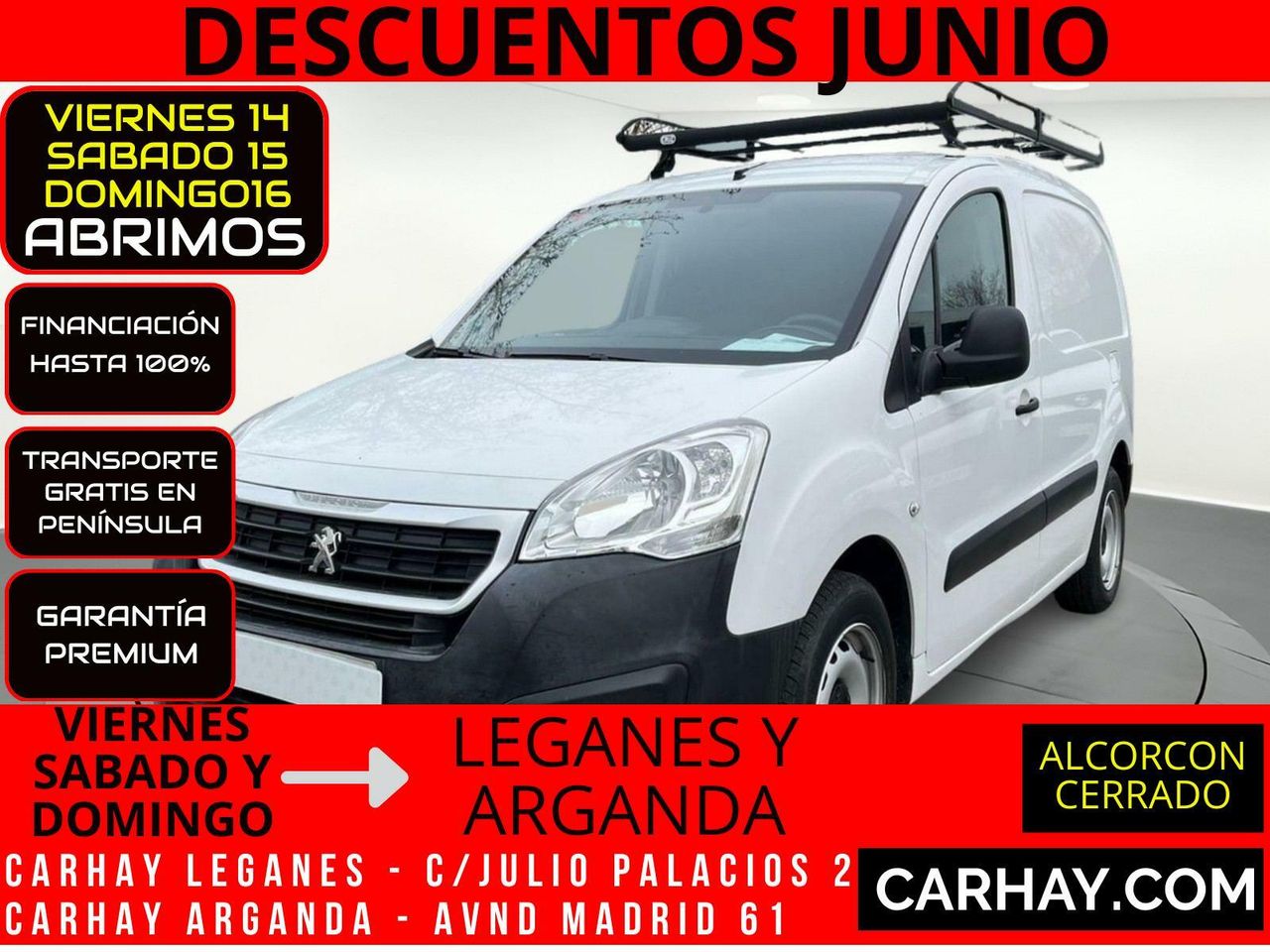 Historiales  de segunda mano - peugeot partner 2018 /