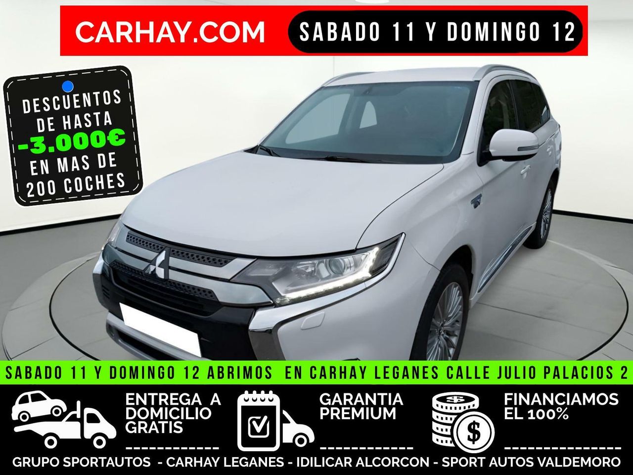 Mitsubishi outlander blanco  de segunda mano - mitsubishi outlander 2019 /