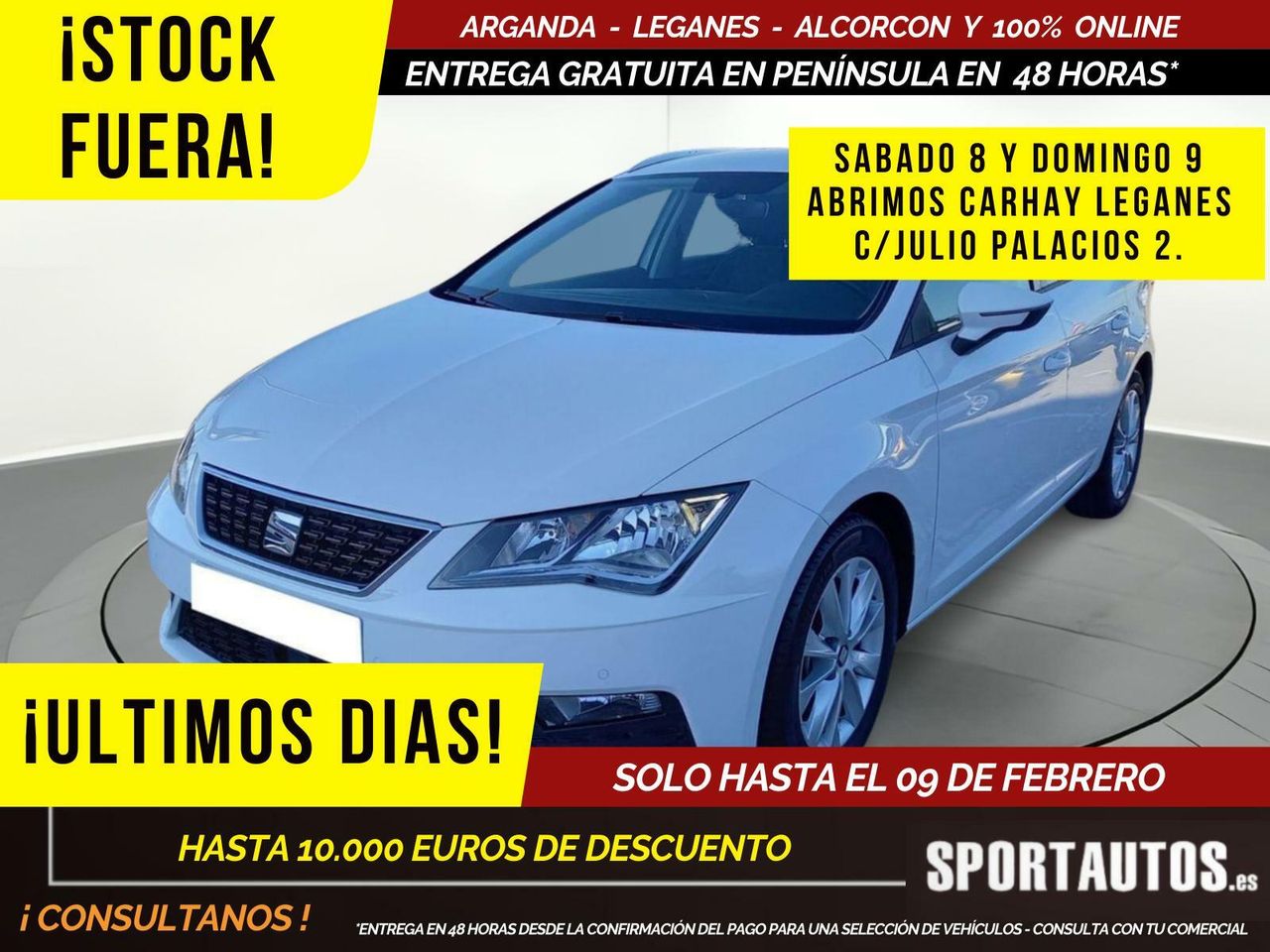 Kit antipinchazos  de segunda mano - seat leon 2020 /
