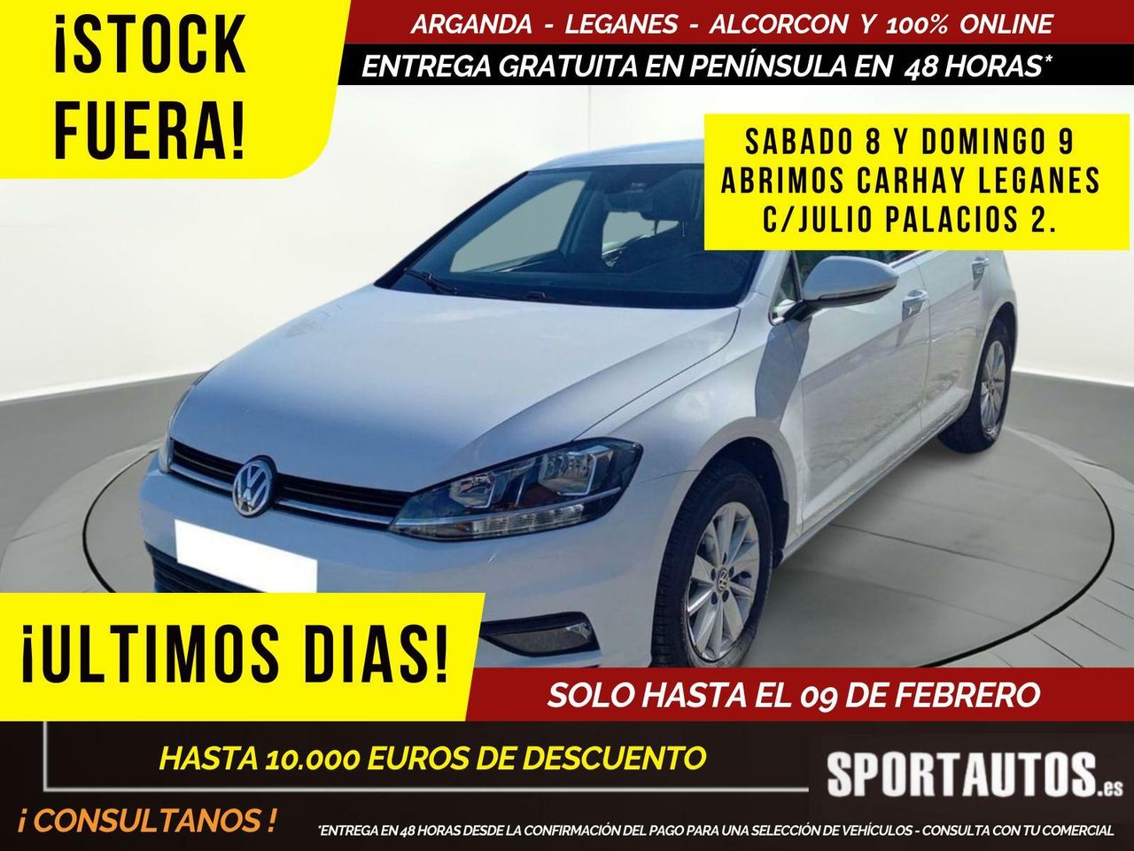 Golf 2017 con gasolina  de segunda mano - volkswagen golf 2020 /