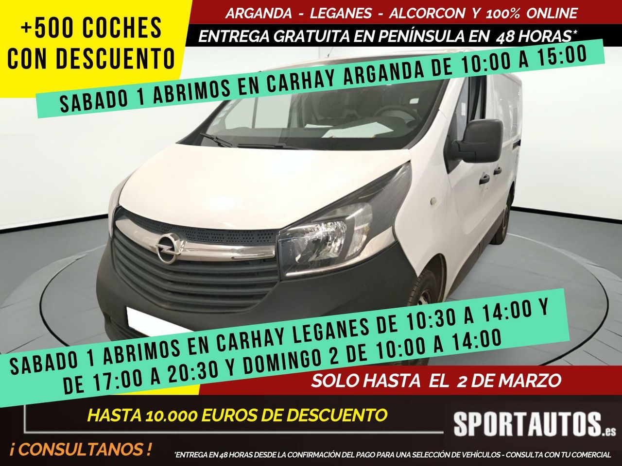 Cuantas dudas  de segunda mano - opel vivaro 2018 /