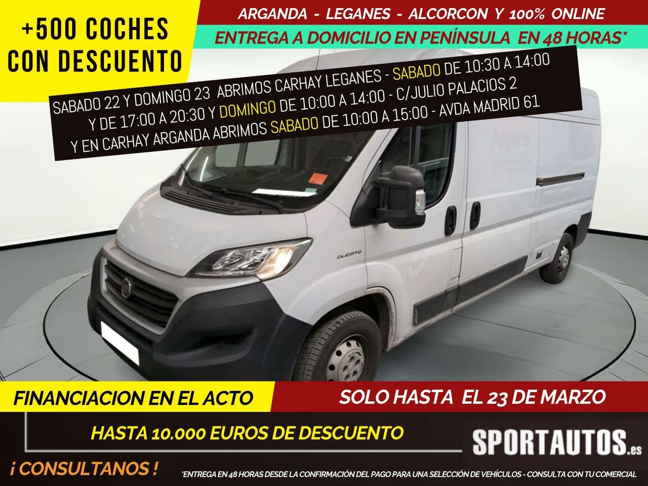 Autocaravana fiat ducato  de segunda mano - fiat ducato 2018 /