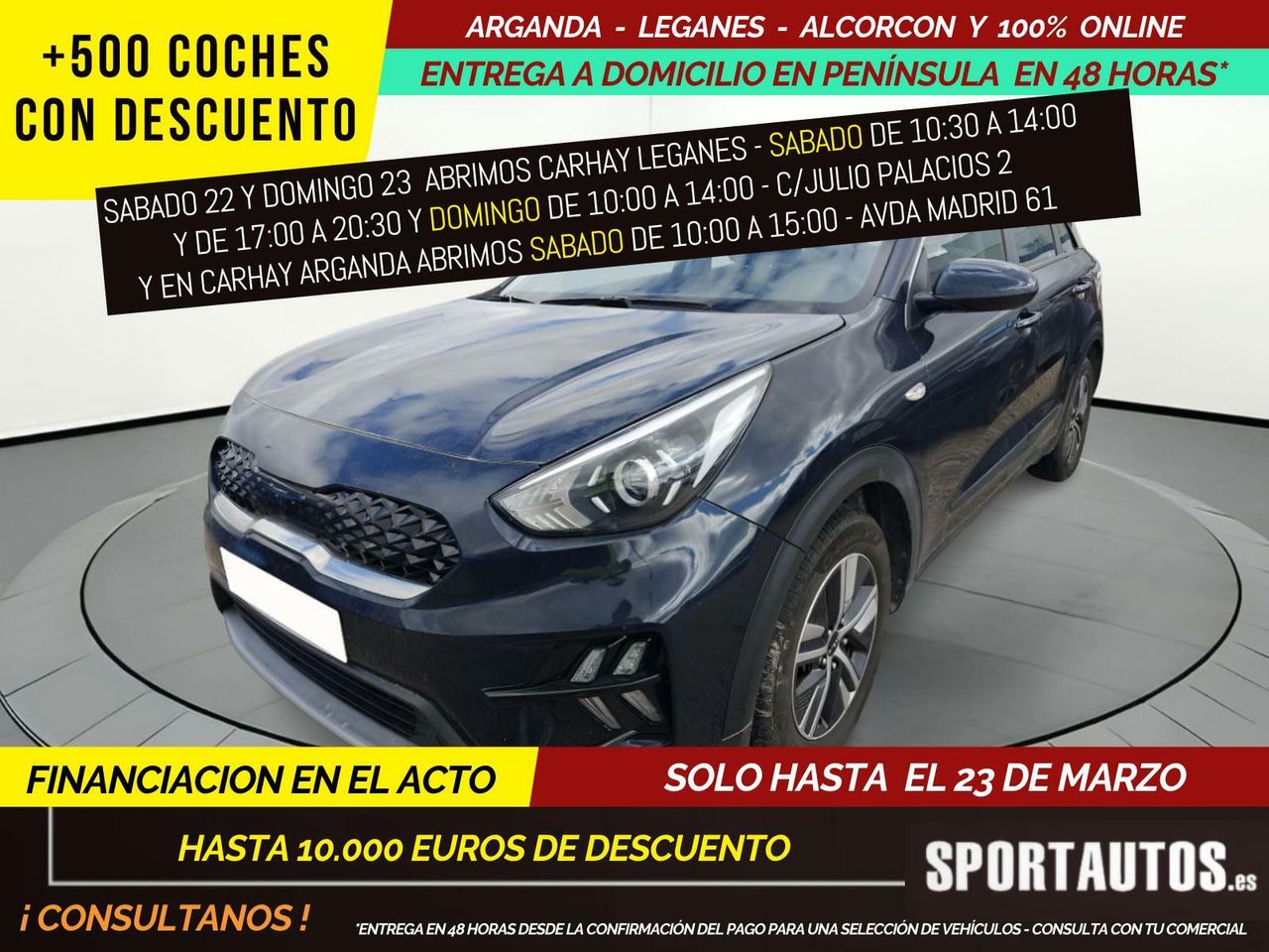Venta kit puntal  de segunda mano - kia niro 2022 /