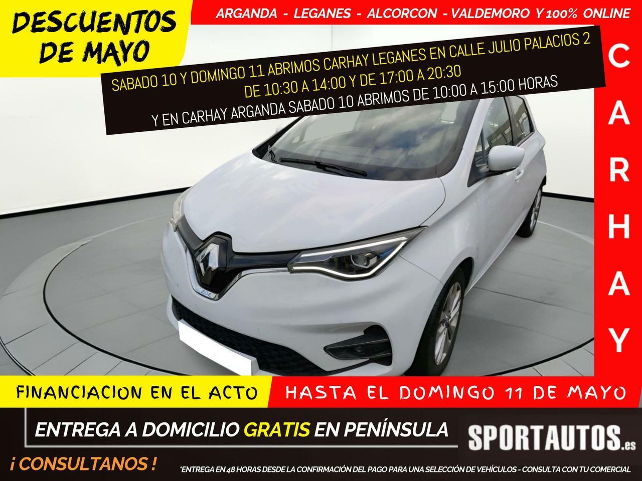 Servicio de direccion para empresas  de segunda mano - renault zoe 2020 /