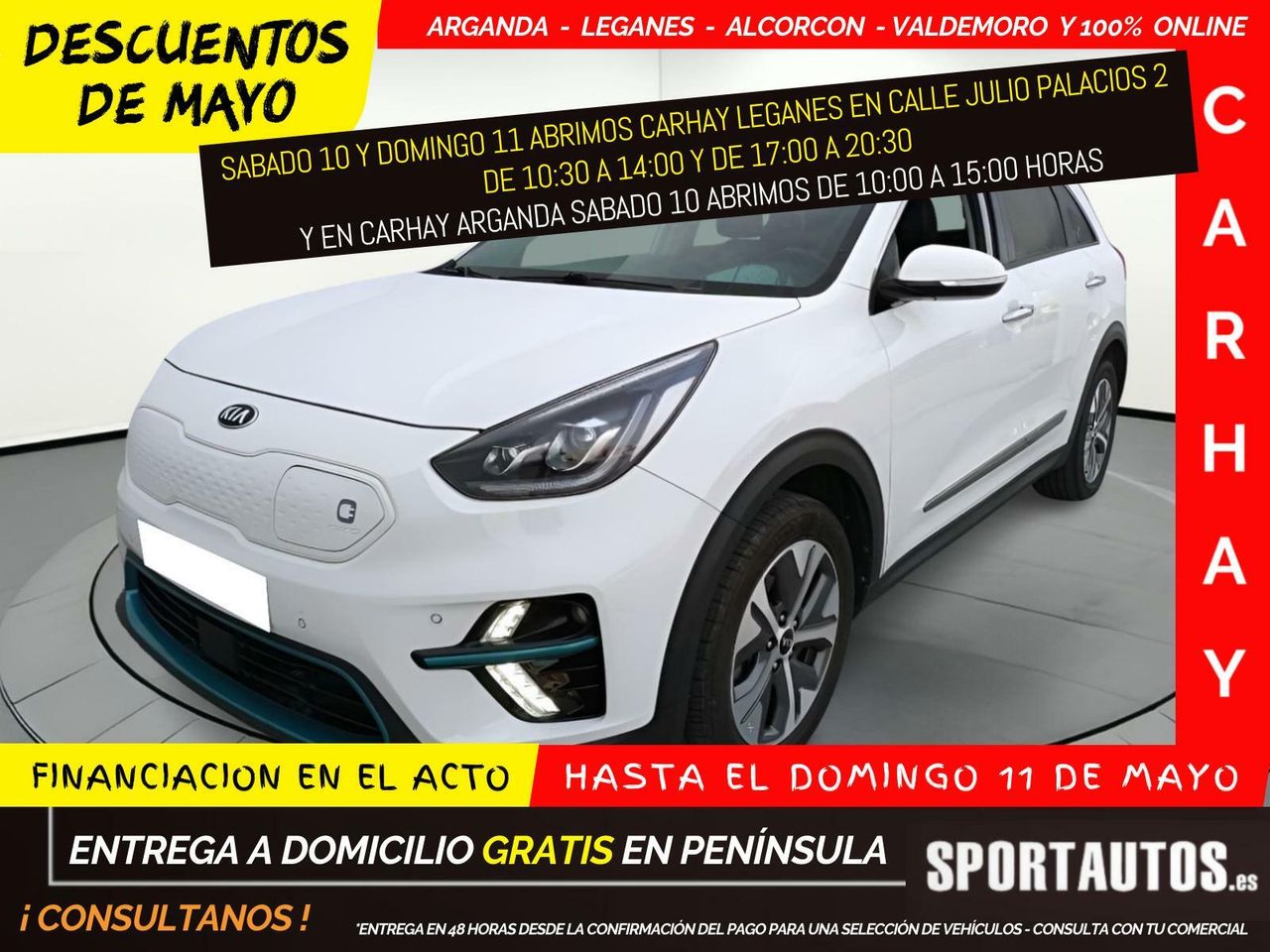 Kia niro blanco  de segunda mano - kia e-niro 2021 /