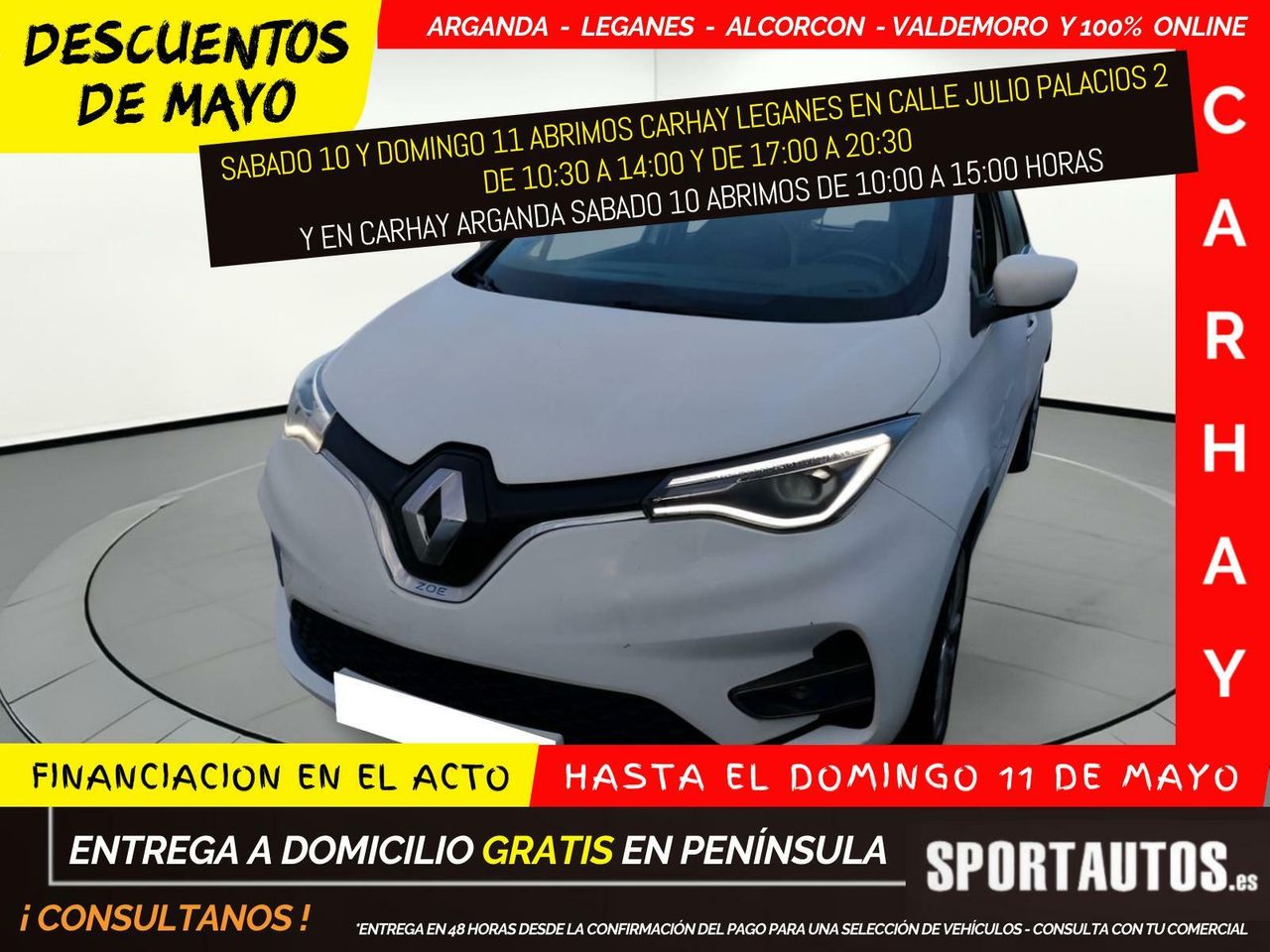 Arkana 2021 precio financiacion  de segunda mano - renault zoe 2020 /