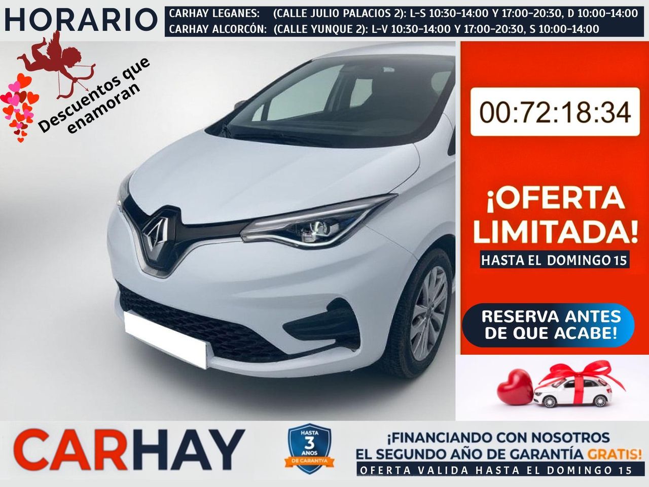 RENAULT ZOE Intens 80 kW R110 Batería 50kWh