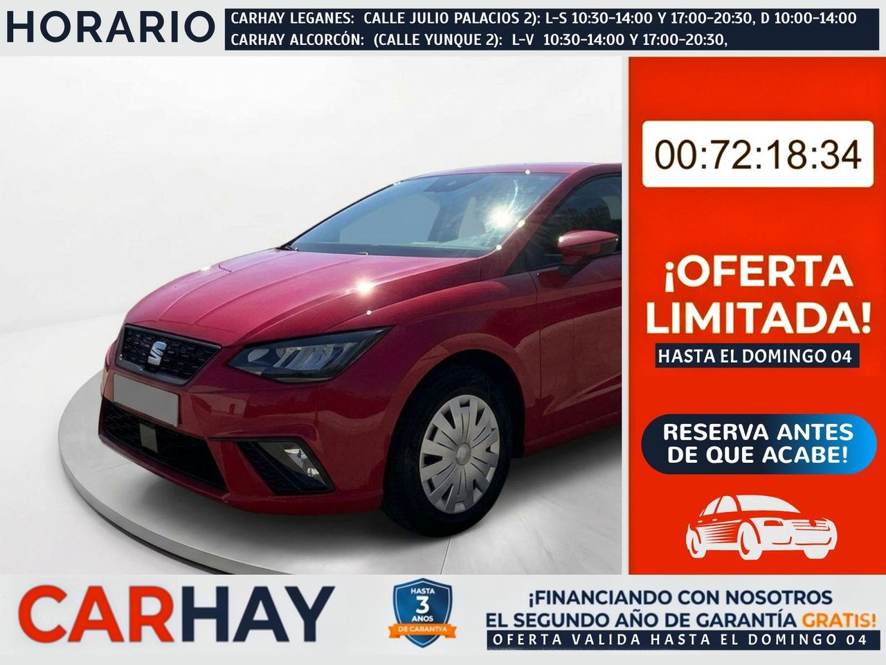 SEAT Ibiza 1.0 MPI 59kW (80CV) Reference Plus - 13.150�