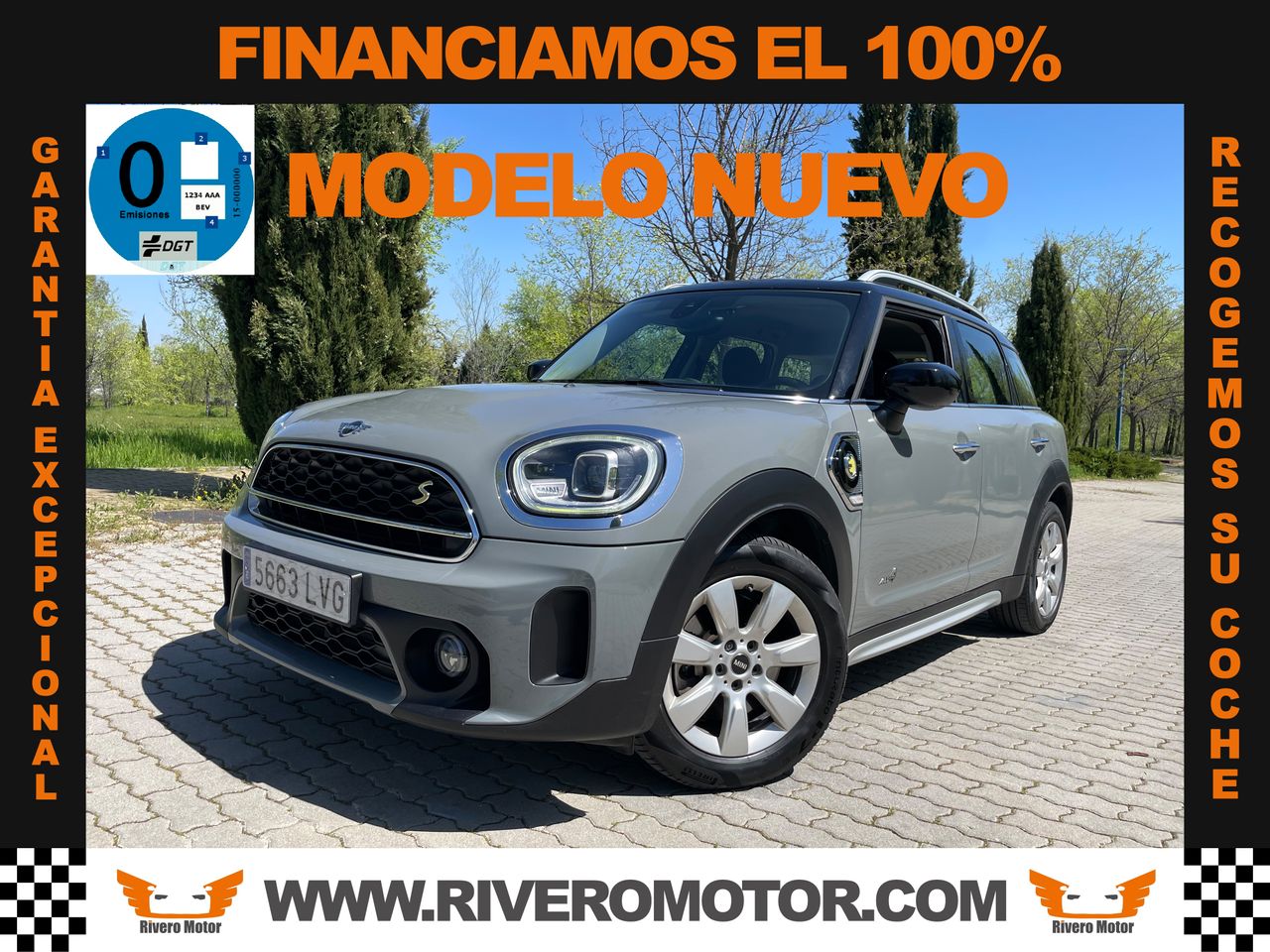 Mini cooper se electrico 2022 negro  de segunda mano - mini countryman 2022 /