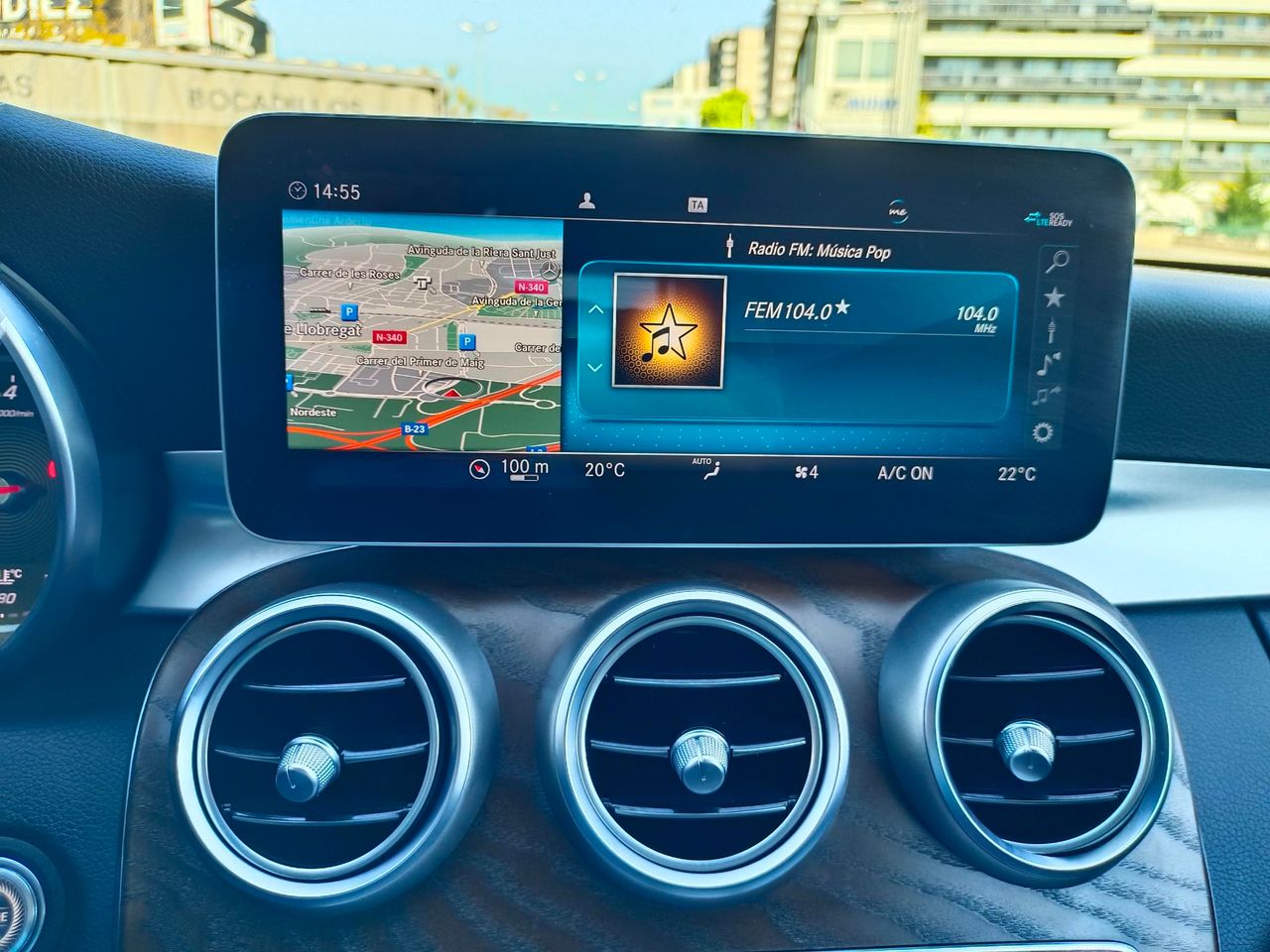 Mercedes Clase C C180 9G-TRONIC AMG LINE 156cv - Foto 15